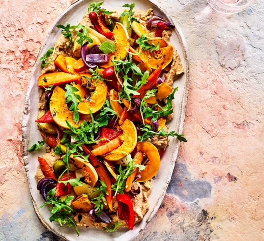 Nutritious and Delicious Rainbow Winter Salad