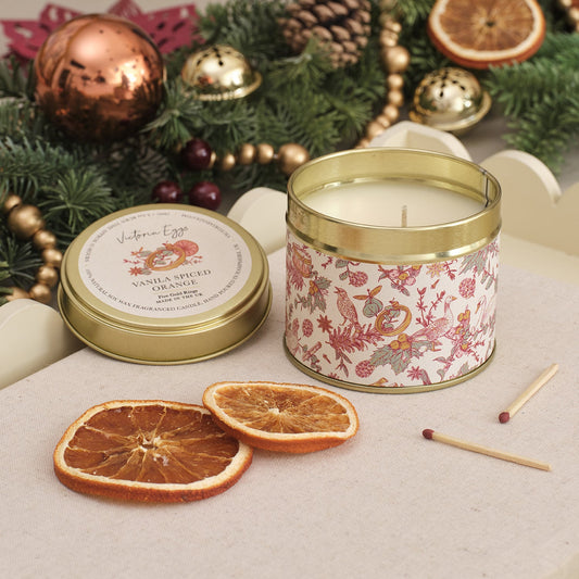 Five Gold Rings Candle - Vanilla Spiced Orange
