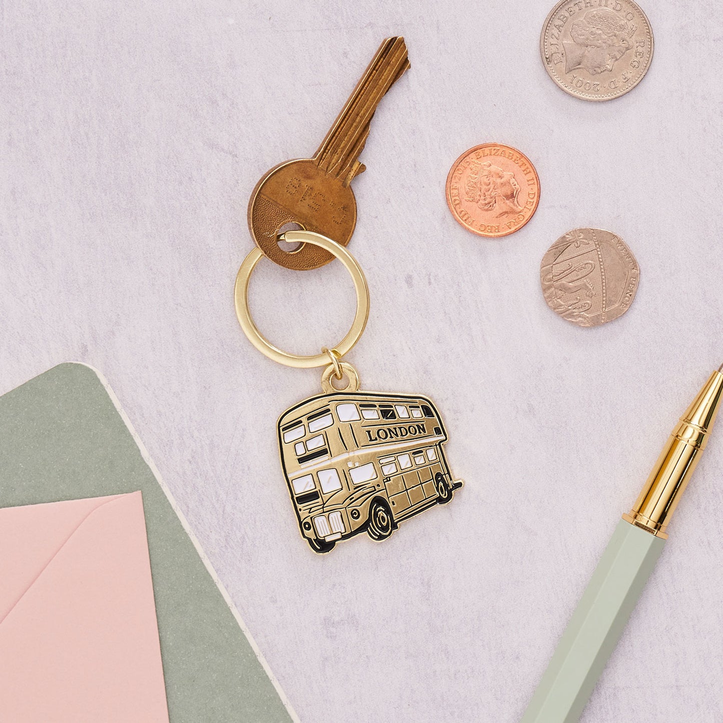 London City Bus Keyring