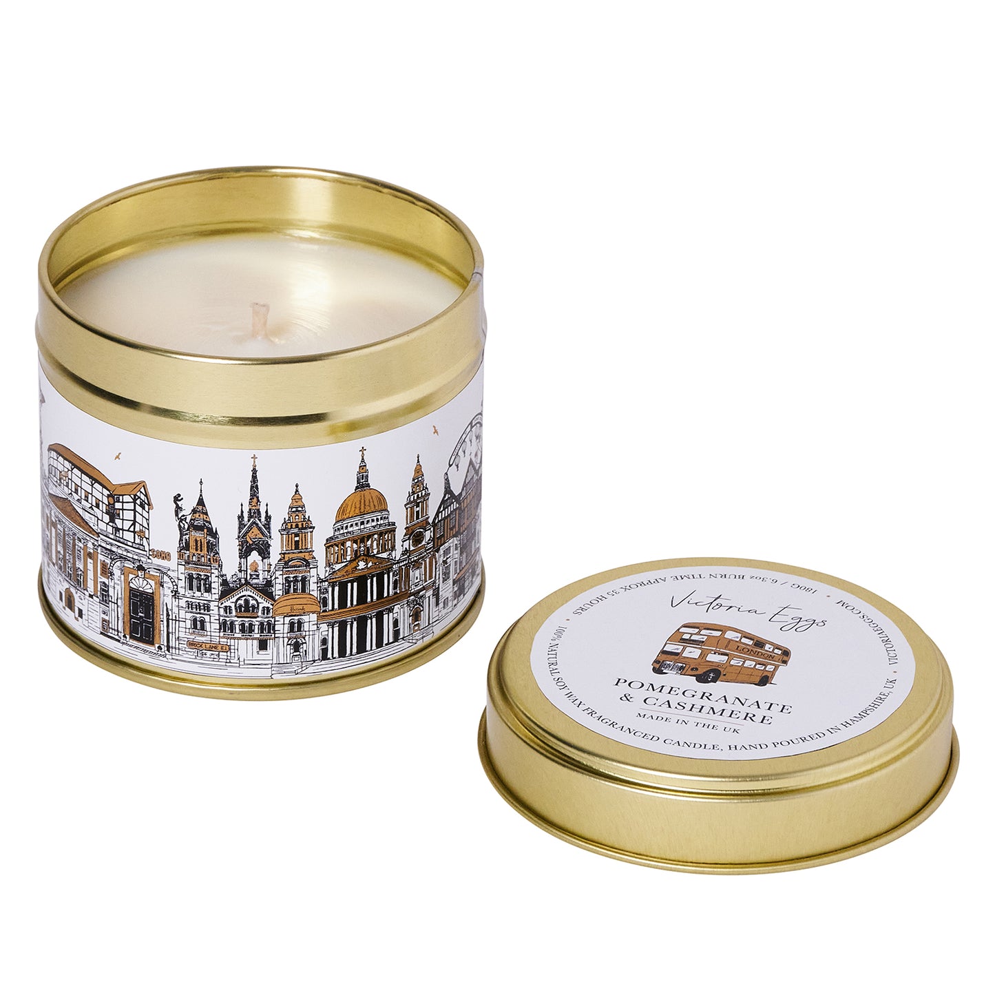 Quintessentially London Candle - Pomegranate & Cashmere