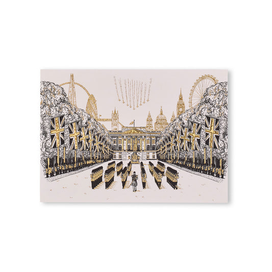 Trooping at Buckingham Postcard