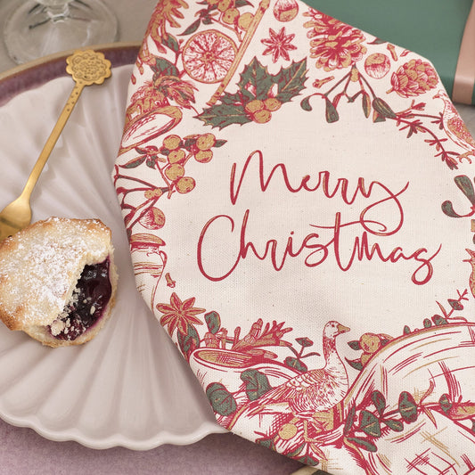 Two Turtle Doves Set Of 4 Napkins