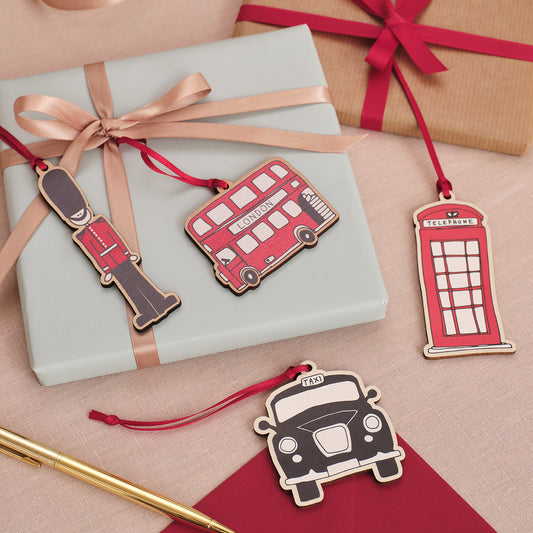 Taxi Wooden Decoration