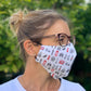 London Icons Fitted Fabric Face Mask