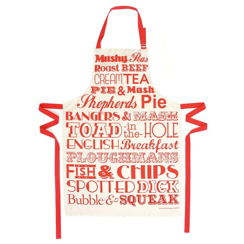 English Dinner Apron