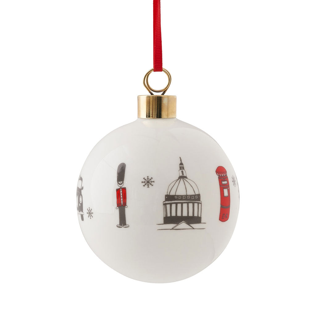 London Skyline Fine Bone China Bauble