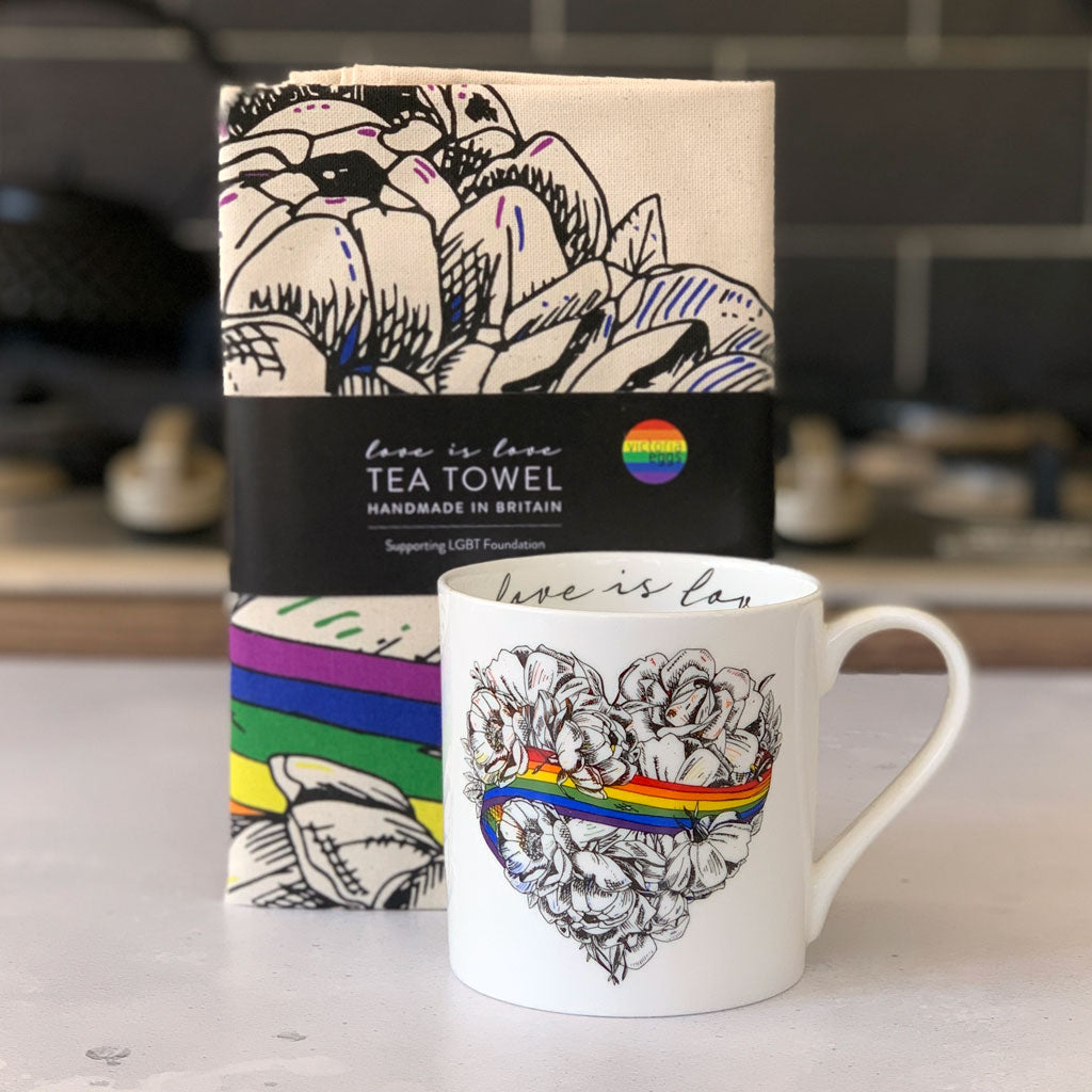 Love is Love Mug & Tea Towel GIFT SET