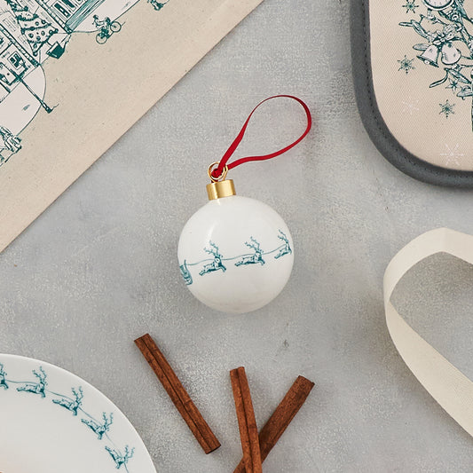 Night Before Christmas Fine Bone China Bauble