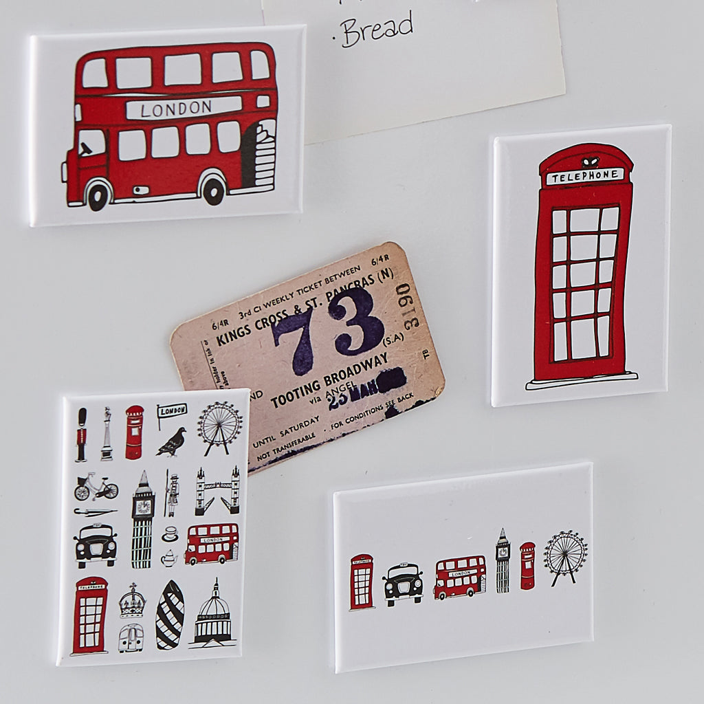 London Magnets - Set of 4