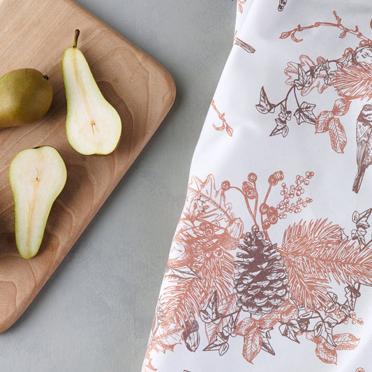 Autumn Garden Tea Towel