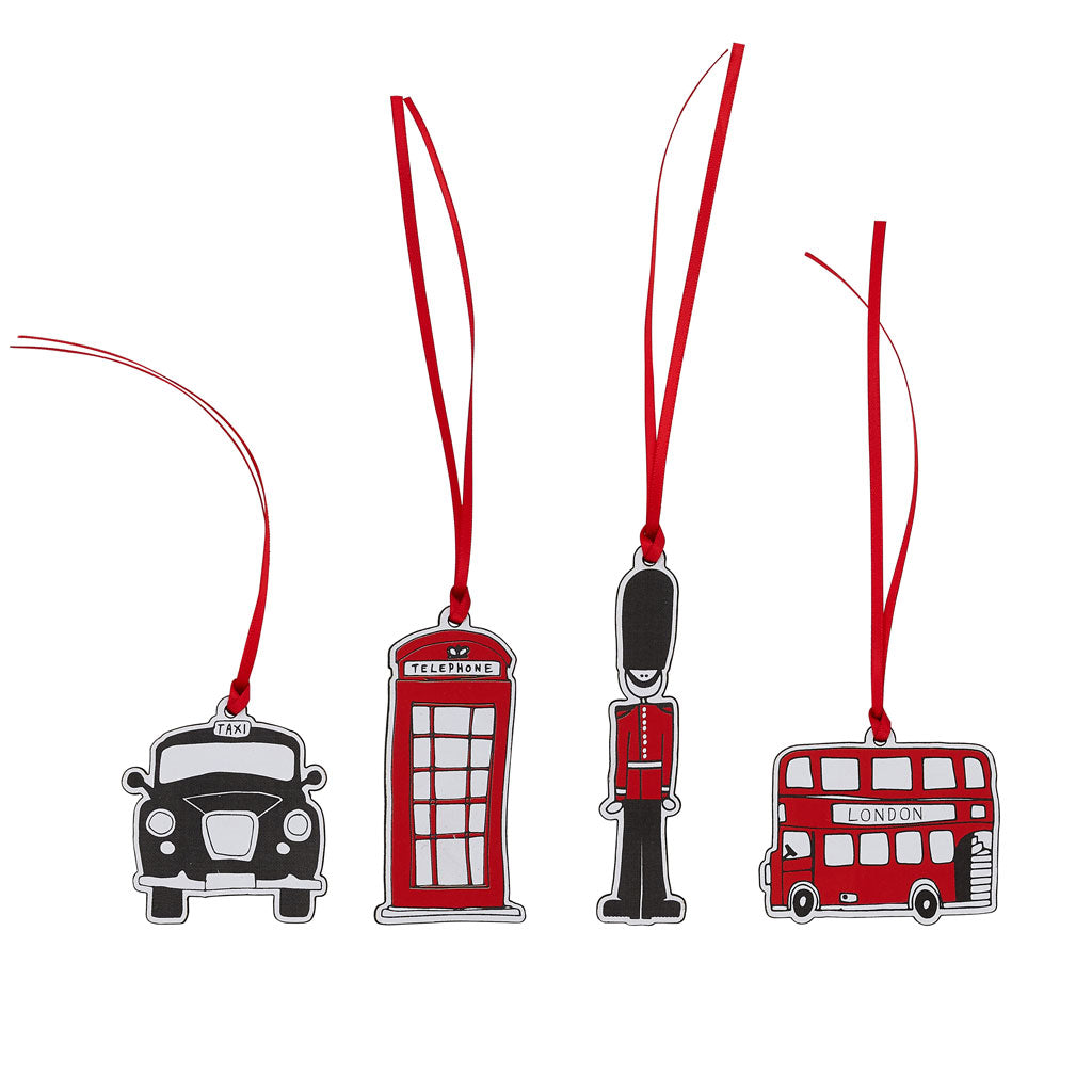 London Bus Wooden Decoration