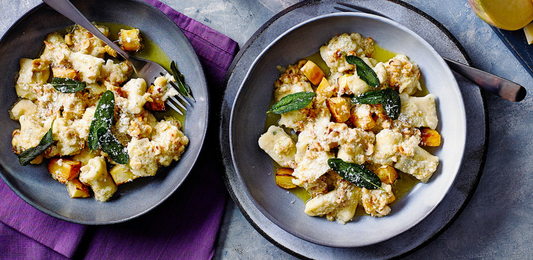 Nourishing Swede and Sage Gnocchi with Hazelnut Pesto