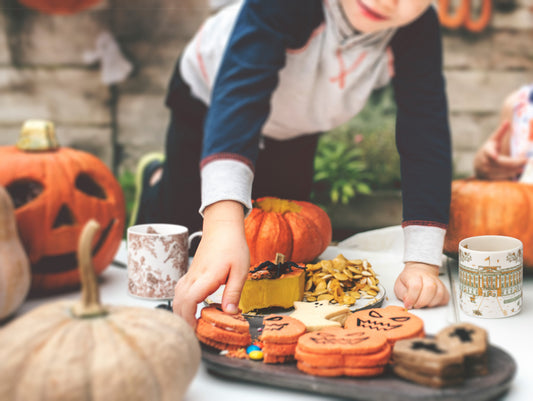 Spooky-Sweet Baking: Sweet Orange & Pumpkin Face Cookies