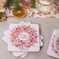 Christmas Wreath Coasters - Set of 4