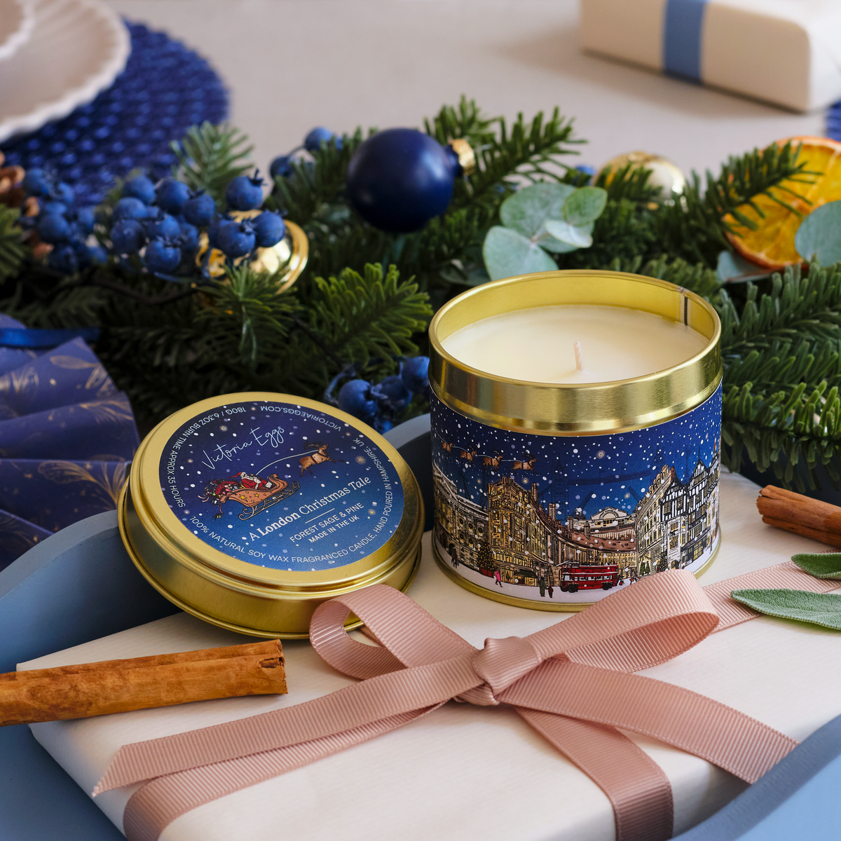A London Christmas Tale Candle