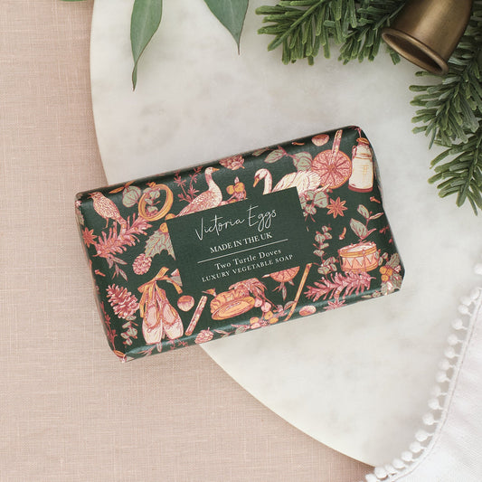 Two Turtle Doves Soap Bar - Winter Flowers