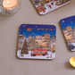 A London Christmas Tale Set of 4 Coasters
