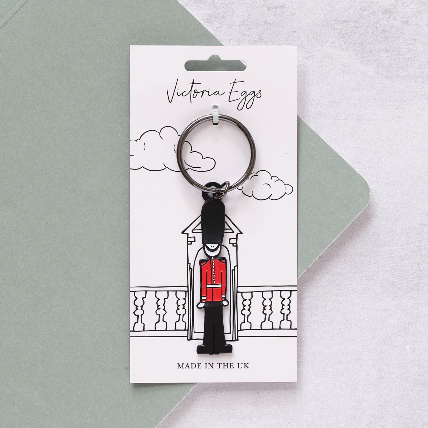 Set of 4 London Keyrings