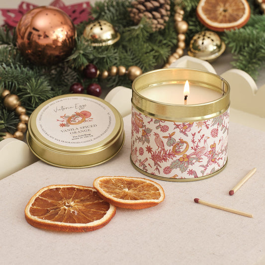 Five Gold Rings Candle - Vanilla Spiced Orange