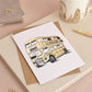 London Bus Greeting Card