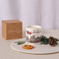 GIFT SET Santa's Sleigh Winter Forest Luxury Christmas Candle and Santa's Sleigh Stocking