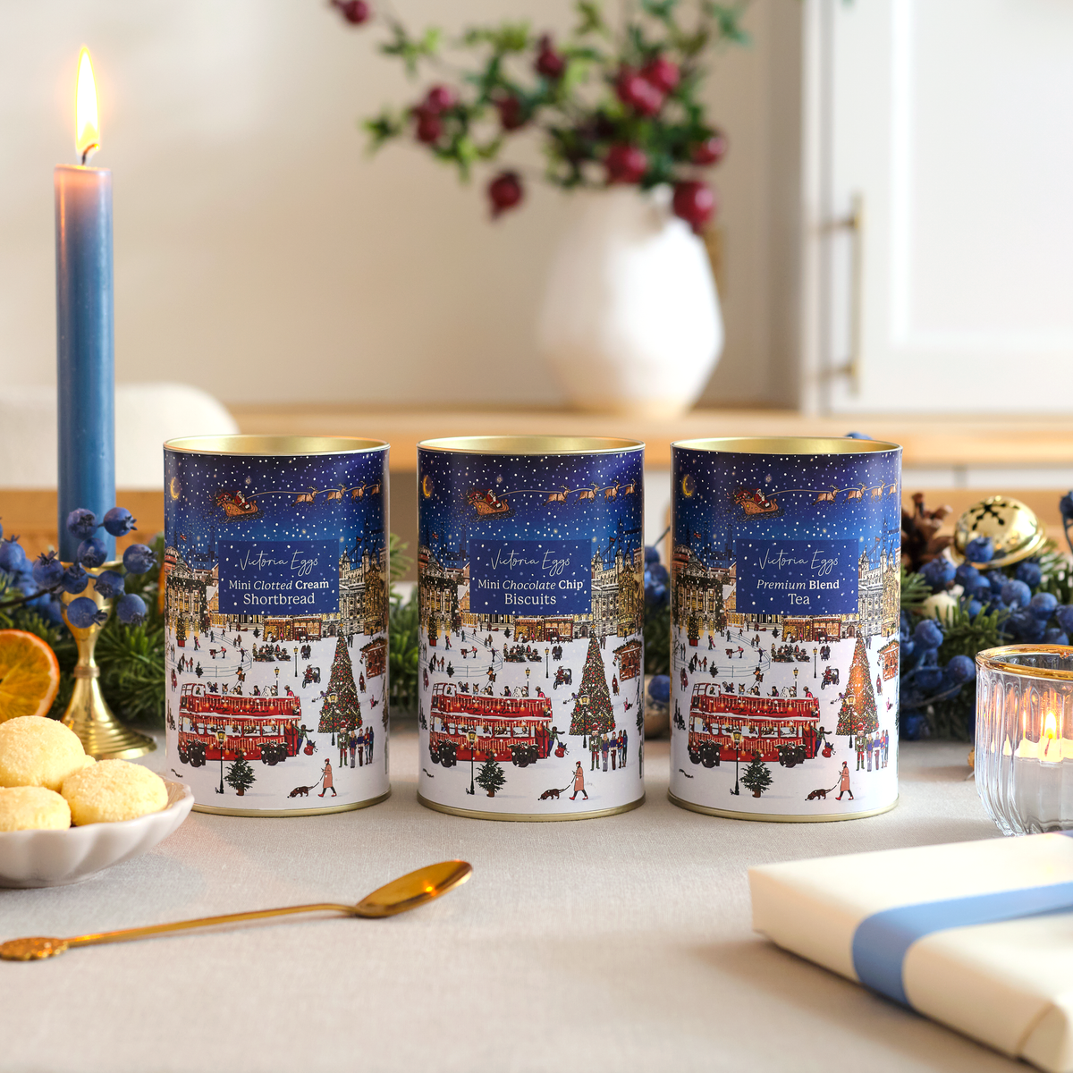 A London Christmas Tale Clotted Cream Shortbread Biscuit