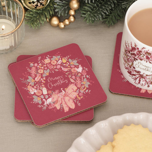 Ten Lords A Leaping Set of 4 Coasters