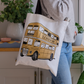 Gold London Bus Canvas Bag