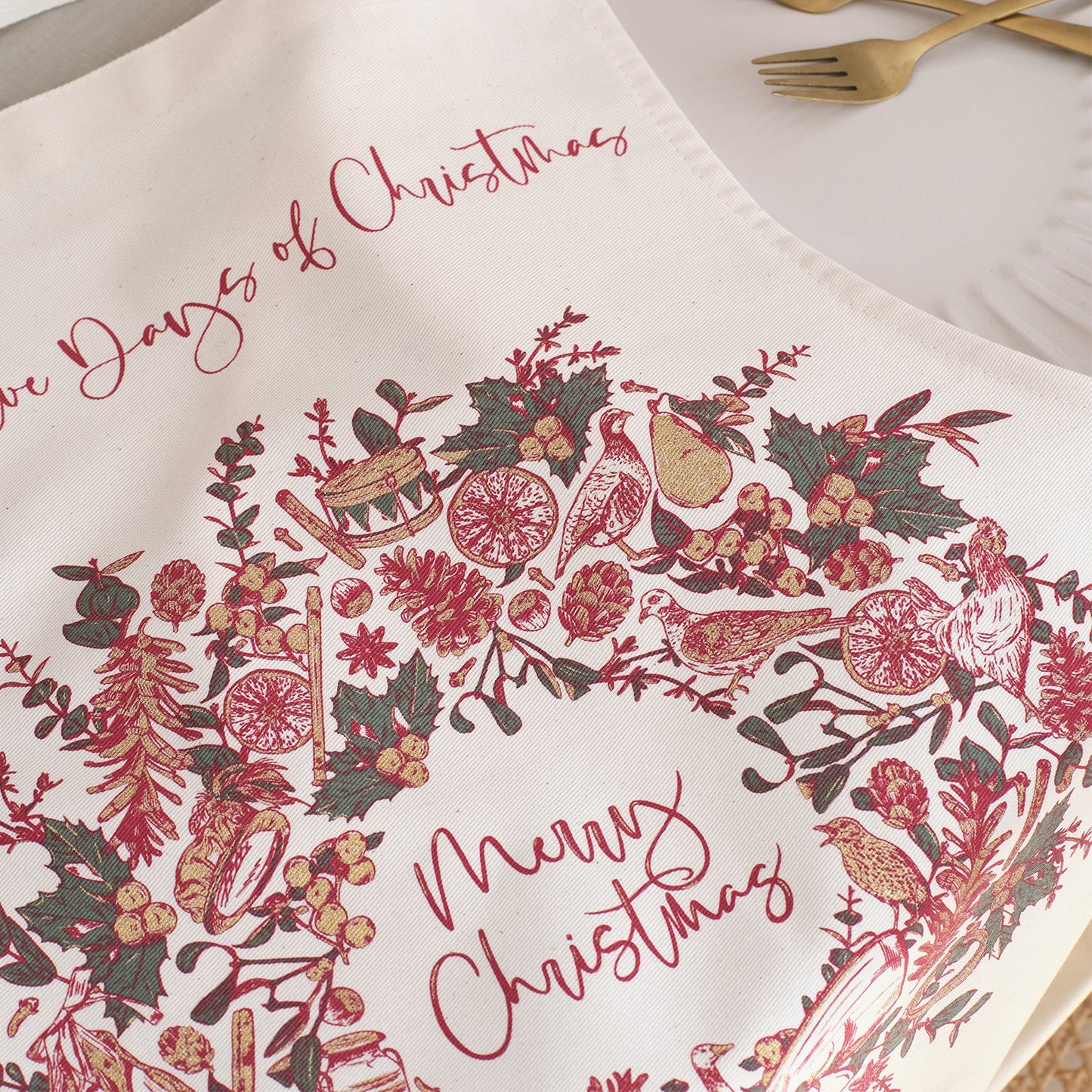 Two Turtle Doves Apron