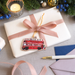 A London Christmas Tale Wooden Decoration