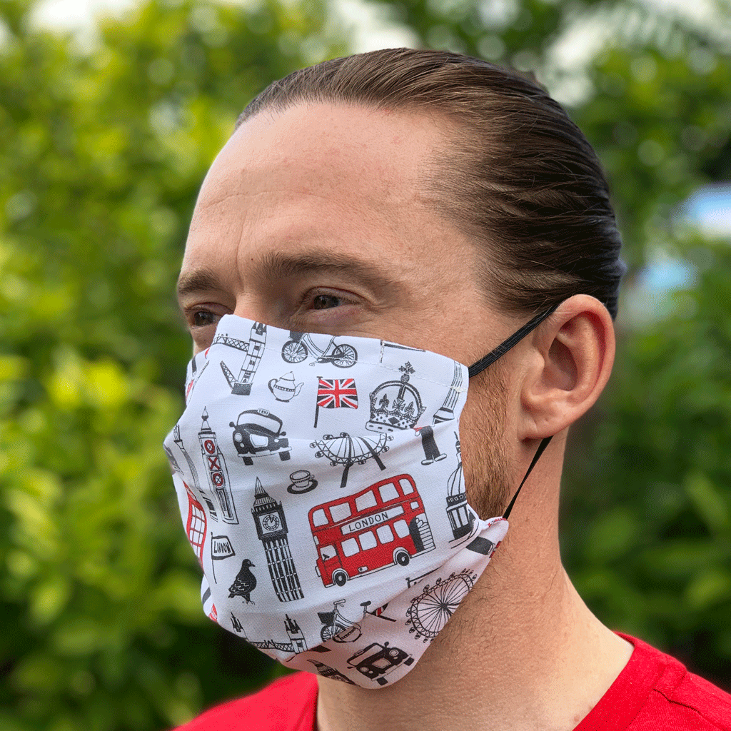 Big Smoke Pleated Face Mask