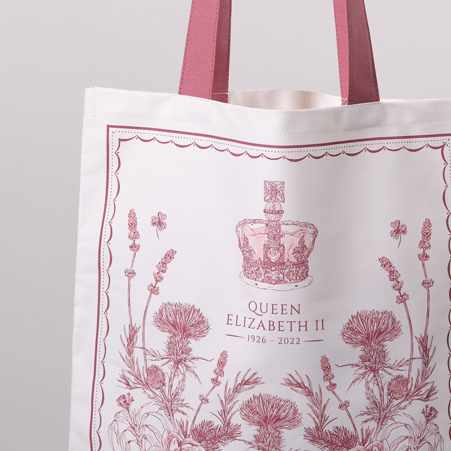 Queen Elizabeth II Commemorative Canvas Tote Bag by Victoria Eggs