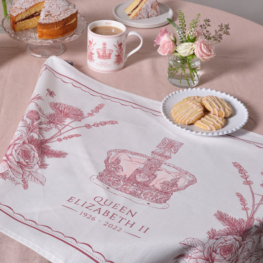 Queen Elizabeth II Commemorative Tea Towel