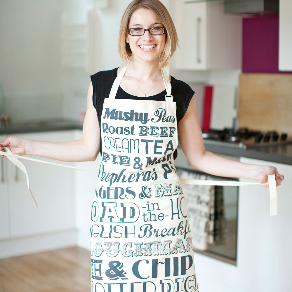 English Dinner Apron