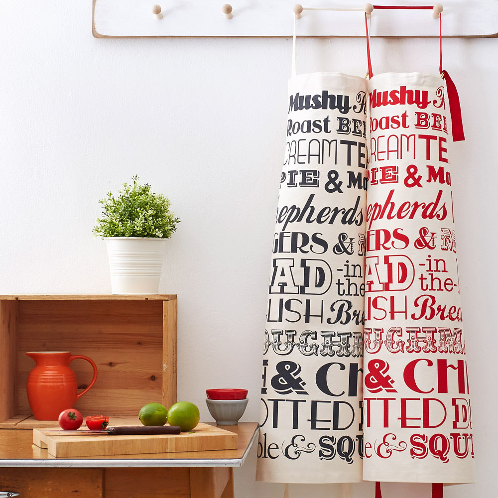 English Dinner Apron