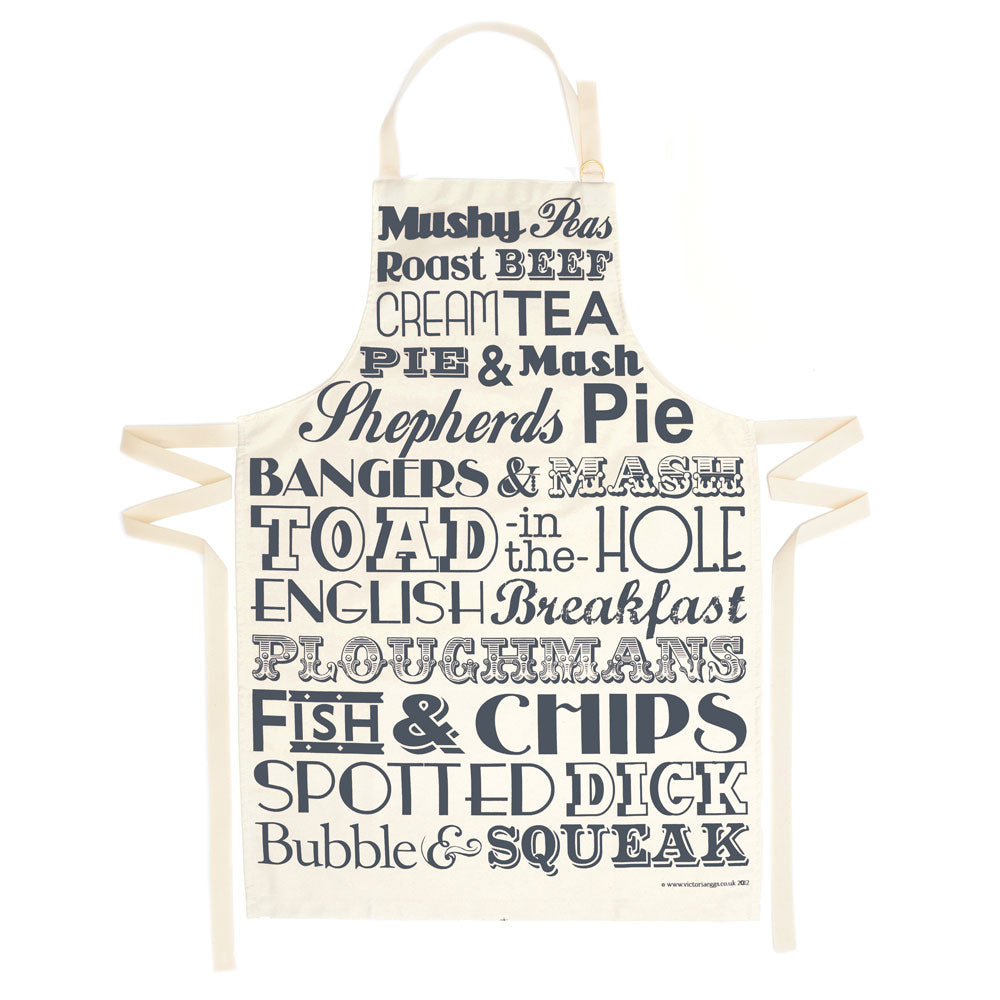 English Dinner Apron