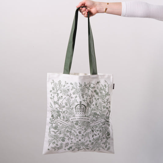 King Charles III Coronation Canvas Bag