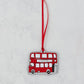 Set of 4 London Wooden Decorations