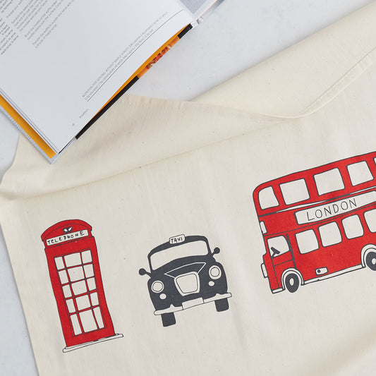 London Skyline Tea Towel