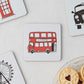 London coasters set, Iconic London coasters, set of 4 London coasters, Hand illustrated London iconic landscapes coasters, London coaster gift set, London Skyline coaster set
