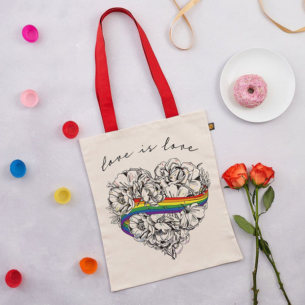 Love Is Love Tote Bag, LGBT Bag, Rainbow Pride, Love Wins Canvas Bag, Gay  Pride Tote, Lesbian Gay, Shopping Bag