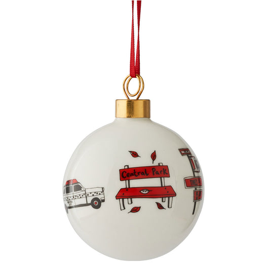 New York, New York Fine Bone China Bauble