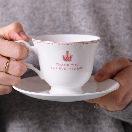 Queen Elizabeth II Commemorative Cup and Saucer