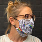 Roses and Rainbows Fabric Face Masks
