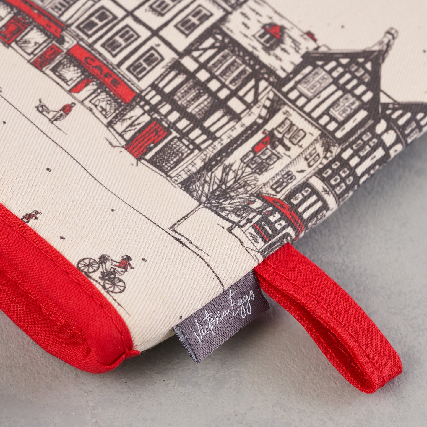 Santa's Sleigh Oven Mitt