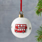 Simply London Bus Fine Bone China Bauble