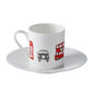 London Skyline - Boxed Set of 2 Espresso Cups and Saucers GIFT SET