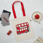 Telephone Box and London Bus Canvas Bag