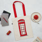 Telephone Box and London Bus Canvas Bag