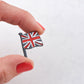 London Bus, Queen's Guard, & Union Jack Enamel Pin Badges - GIFT SET of 3